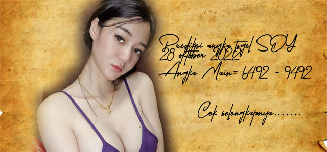 Prediksi angka togel SDY 28 oktober 2022 hari ini