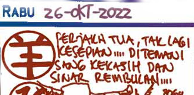 Prediksi togel SGP 4D rabu 26 oktober 2022