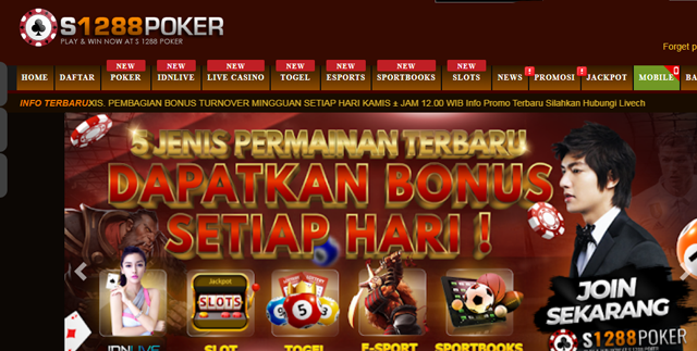 S1288Poker Situs Judi Slot Terbaik dan Terpercaya No 1